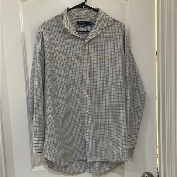 Polo by Ralph Lauren Blue Casual Button Down Shirt 16.5‎ 32/33 - Picture 1 of 5